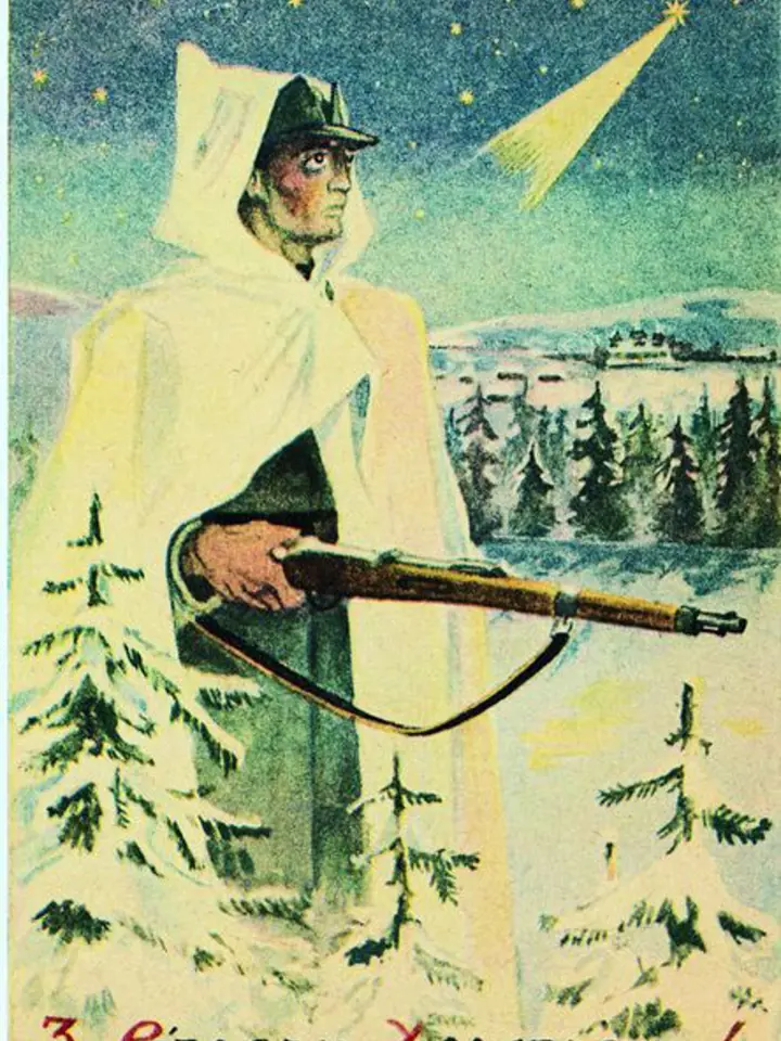 vánoční pohlednice UPA